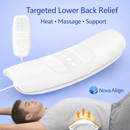 Lumbar Massager With Red Light Heat Therapy